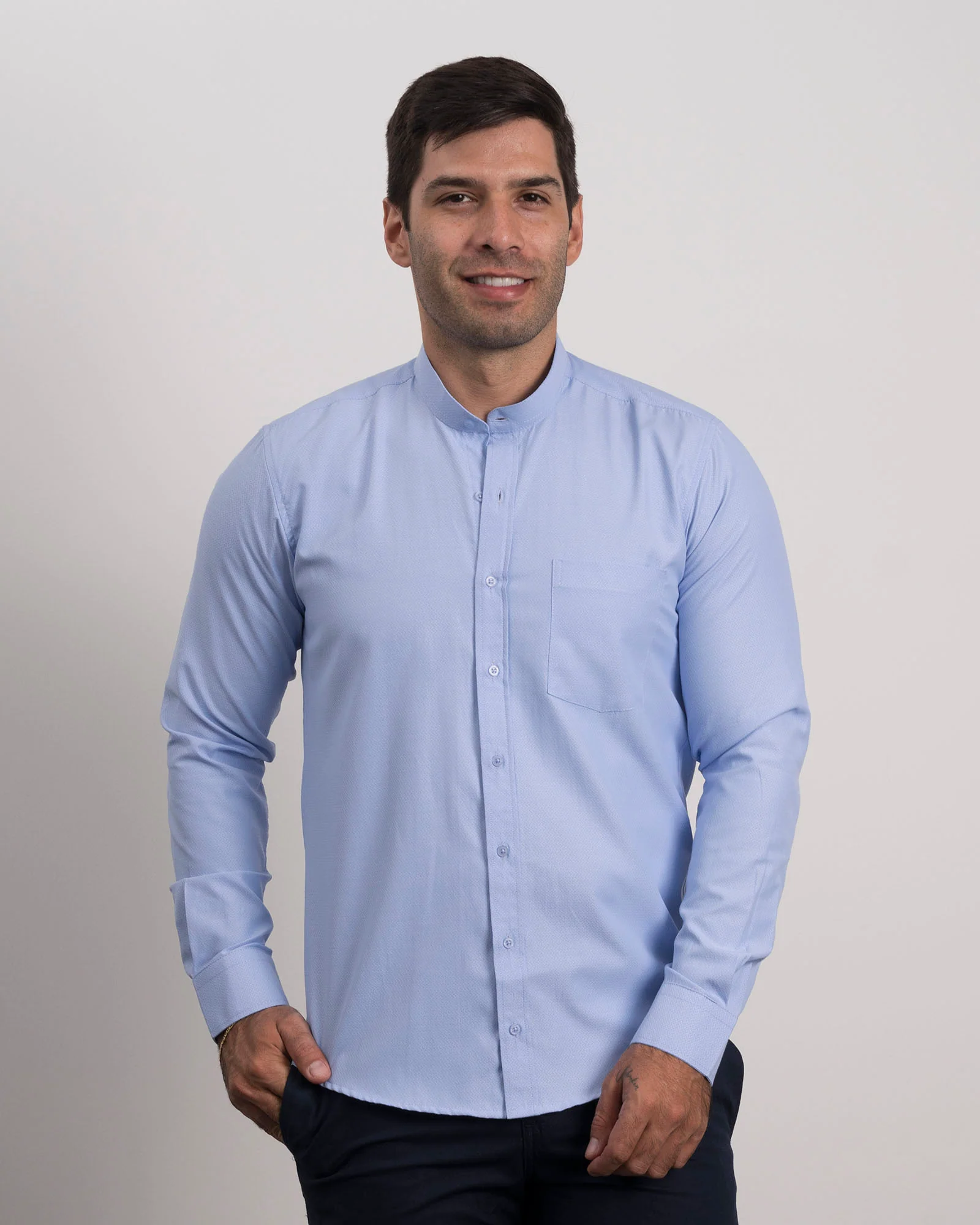 Camisas Cuello Mao